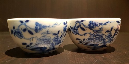 Paire pochons porcelaine - paire,