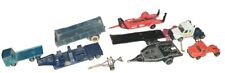 ANTIQUE TOY: MINIATURE CAR LOT OF TRUCKS AND TRAILERS ALL BRANDS