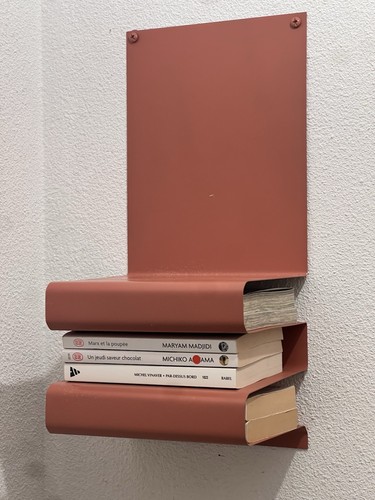 étagère murale porte livres - murale, porte-livres