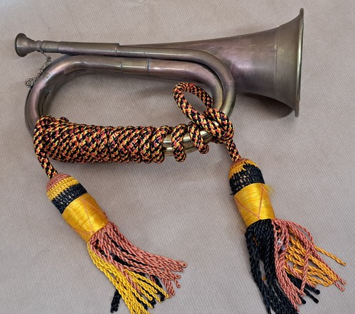 Cornet laiton ancien avec - en,