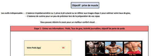 Programme nutrition prise - -,