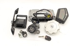 2013 DUCATI HYPERSTRADA ECU SDPEDEEDOMETER IGNITION LOCK KEY SET  GAS CAP SEAT