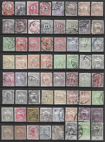Hongrie pages de - pages, timbres