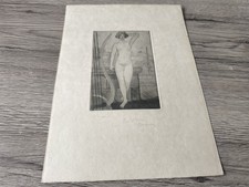 Ancienne gravure De L Artiste