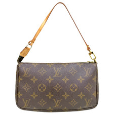 Auth Louis Vuitton Pochette Accessoires Handbag Monogram M51980 VI0090