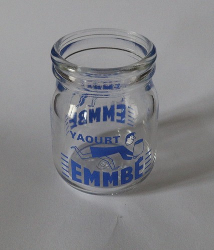 Ancien pot yaourt emmbé - yaourt,