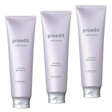 LebeL Proedit Care Works Treatment Bounce Fit Plus 250ml Set of 3 New