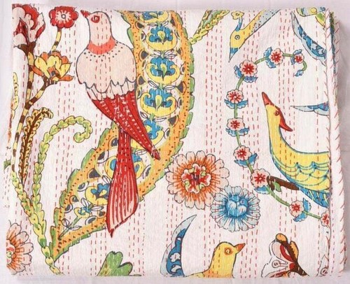 Couvre lit indien kantha - kantha, quilt