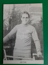 CYCLISME carte cycliste AD TAK équipe FEMIS BANK ELRO SNACKS 1981