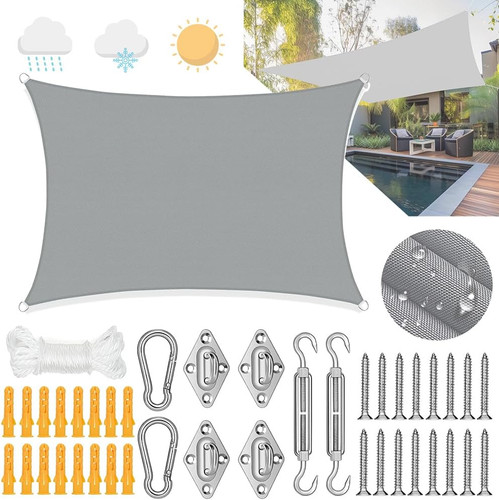 Voile ombrage rectangulaire - voile,