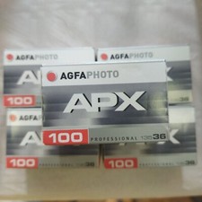 lot de 5 pellicules agfa apx