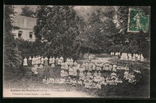 Old postcard Authon-du-Perche, Louise Koppe Foundation, Le Parc 