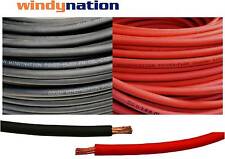 8, 6, 4, 2, 1/0, 2/0, 4/0 Gauge AWG Red & or Black Welding Battery Copper Cable 