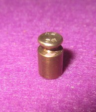 Petit poids de 2 grammes en laiton - EV