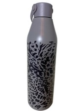 Gourde Isotherme Acier Inoxydable 750ml - Grise Mouchetée Noire - double paroi