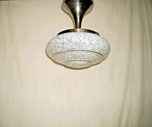 Lustre soucoupe verre - soucoupe,