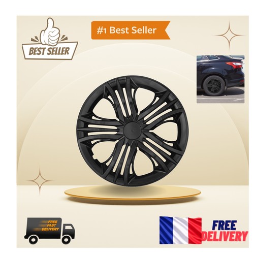Enjoliveur universel noir - 15'',