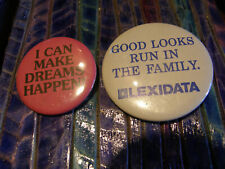 Lexidata vintage computer Pin Badge Button + I can make dreams happen pinback