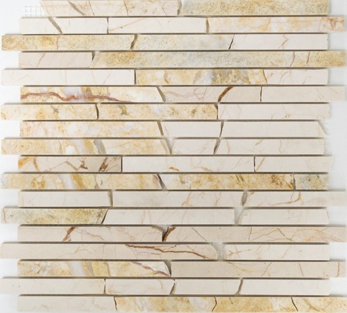 Mosaïque marbre doré - mosaïque, en