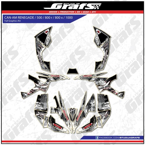 Can renegade graphics kit - can-am,