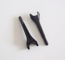 PLAYMOBIL (1207) OUTILS - Lot de 2 Enlèves Attaches Noir pour Roue Jeep Vintage