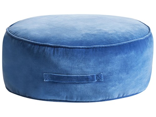 Pouf rond moderne velours - moderne, en