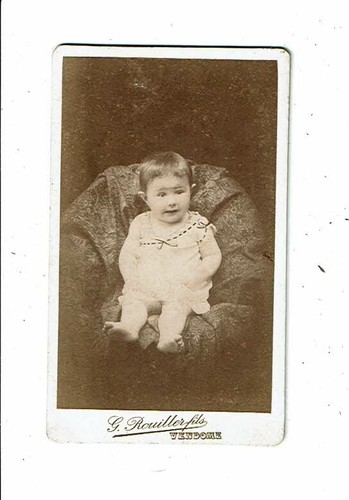 Photographie cdv bébé dans - cdv,