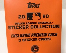 2020 Topps Heritage “WALGREENS EXCLUSIVE” Sticker Preview 3-Card Pack