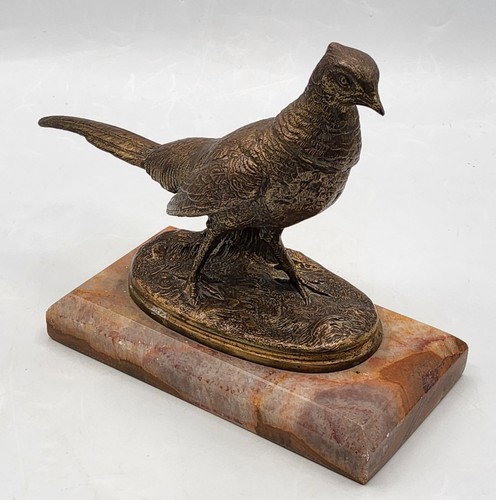 Sculpture animalière faisan