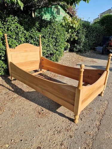 Lit personne 90x200 bois - lit, 1