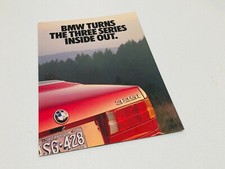 1987 BMW 325 Cabriolet Coupe Sedan Preview Brochure