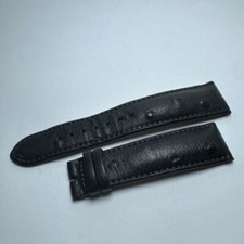 Bracelet En Cuir Meistersinger "Autruche" 20Mm Pour Montre