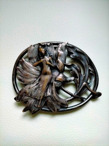 Boucle ceinture art nouveau - ceinture,