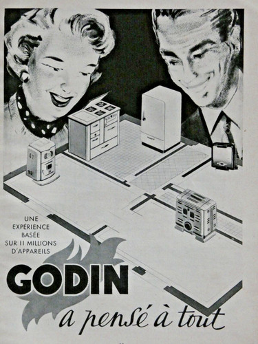 Publicité presse 1954 godin - presse,