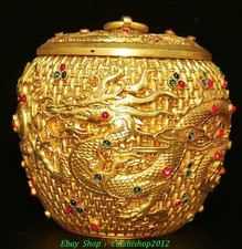 4.3'' Old Xuande Bronze Gilt