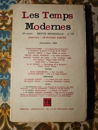 Les temps modernes - temps, jean-paul