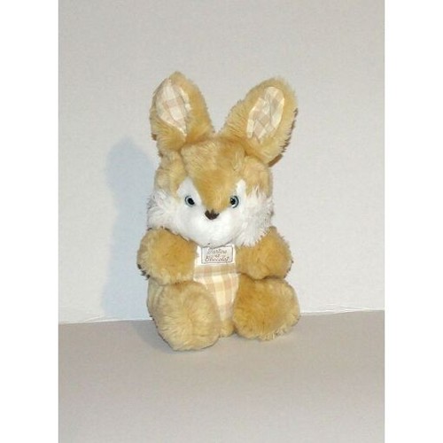 Doudou lapin assis tartine - doudou,