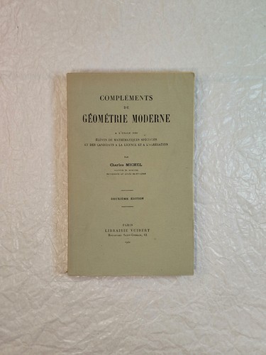 Compléments géométrie - compléments, de