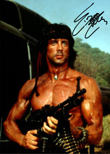 JOHN RAMBO Signed FIRST BLOOD Printed Autograph 7x5 Photo *GREAT GIFT*