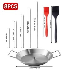 Brochette verticale en acier inoxydable pour rôtissoire gyroscope donneur et po