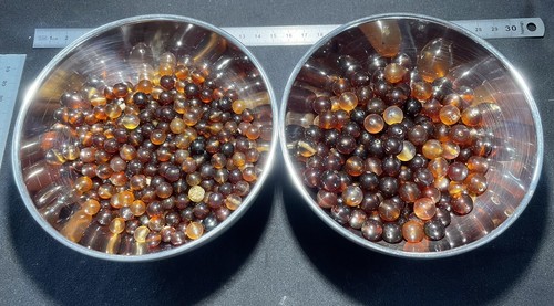 Perles ambre de sumatra - perles,