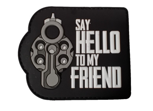 Patch humoristique revolver