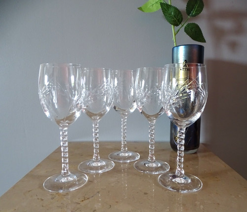 Verres vin blanc cristal - vin,