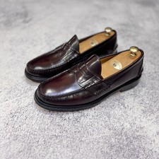 Alden 410 Penny Loafers Burgundy Made in USA US10 EU43