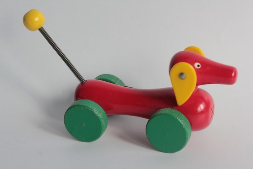 Jouet bois chien - jouet, teckel