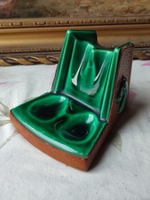 ANCIEN PORTE PIPES CUIR ET