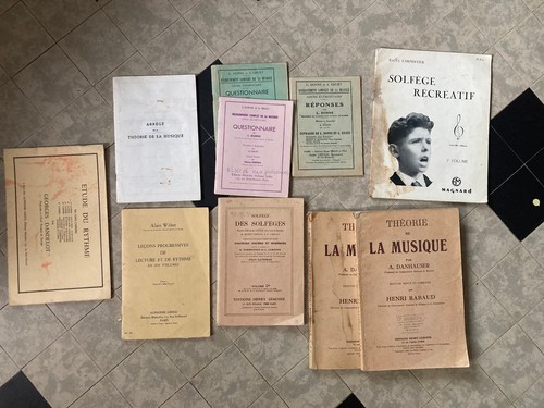 Lot livres musique solfège - 10,