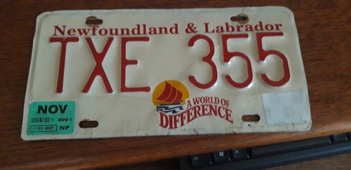 Plaque immatriculation canada - plaque,