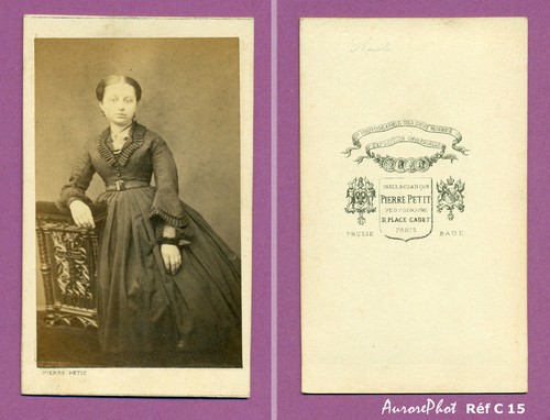 Cdv pierre petit femme - pierre, :