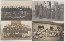 lot de 4 cartes photos groupes de piou piou